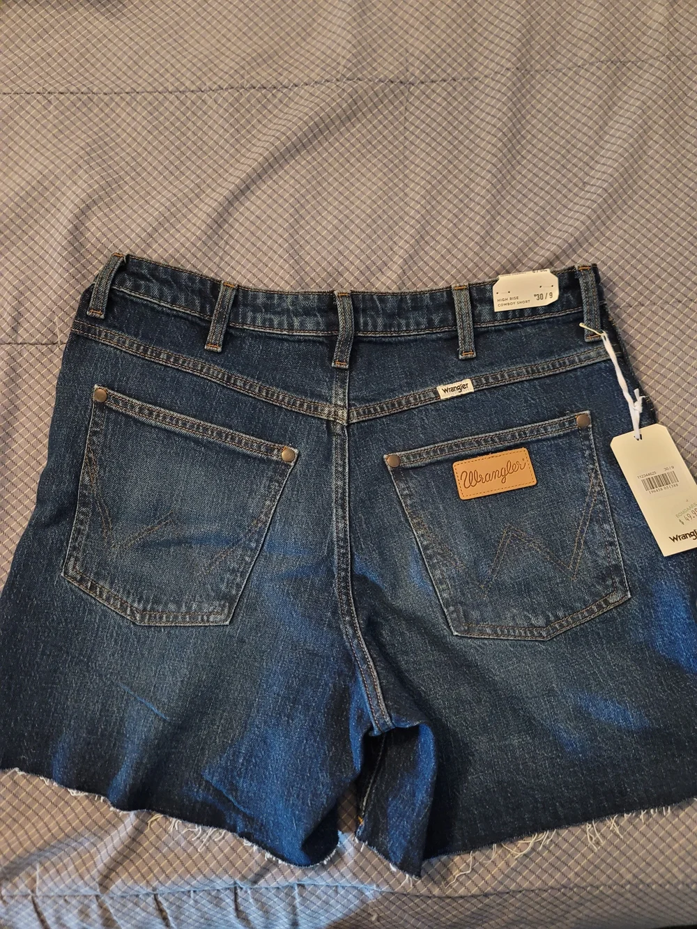Wrangler Women’s Dark Blue Denim Jeans Shorts